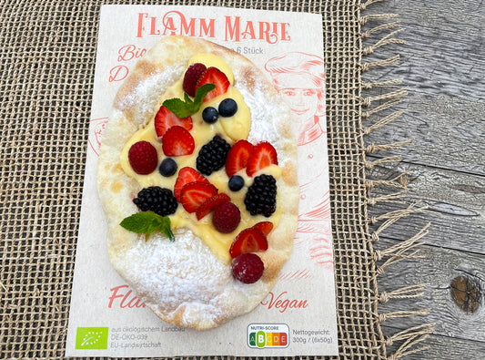Mit Himbeeren, Blaubeeren, Brombeeren oder Erdbeeren