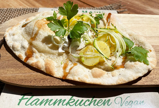 Mit Kartoffeln, Zucchini und Kräuterquark
